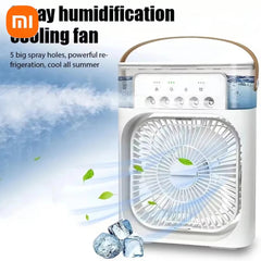 AIr Conditioner Household Mini Air Cooler LED Night Light Humidifier