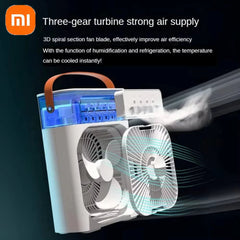 AIr Conditioner Household Mini Air Cooler LED Night Light Humidifier