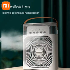 AIr Conditioner Household Mini Air Cooler LED Night Light Humidifier