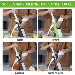Manual Vegetable Cutter – Fast & Easy Chopper for Onion, Salad, Fruits & Veggies