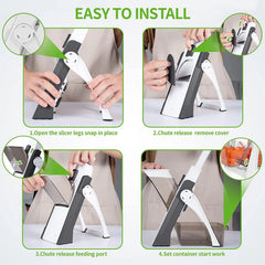 Manual Vegetable Cutter – Fast & Easy Chopper for Onion, Salad, Fruits & Veggies